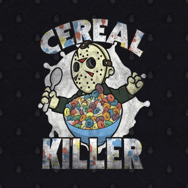 Cereal Killer Funny Retro 80s Horror Parody by CultTees